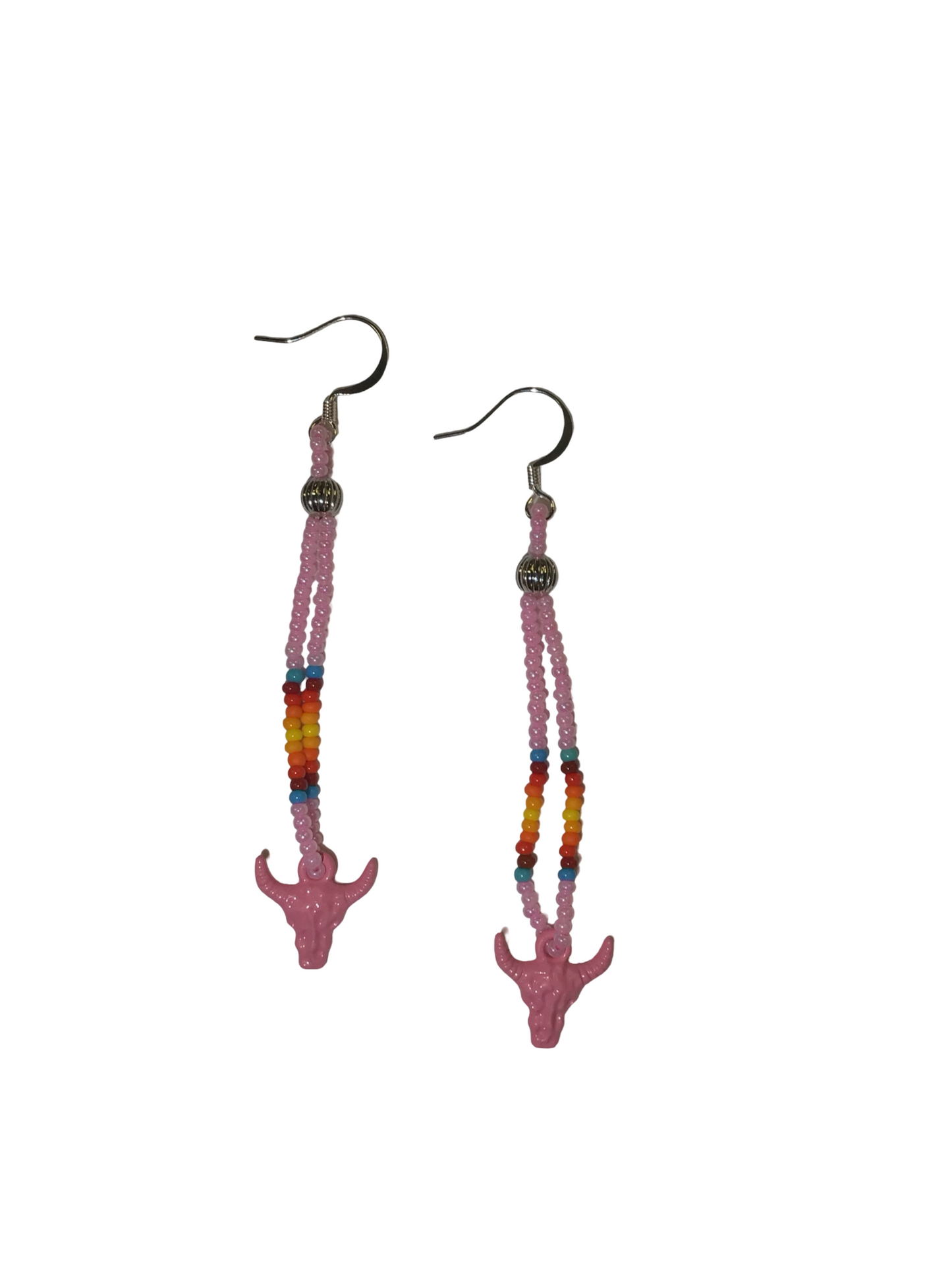 SHMH Beaded Fringe Earrings