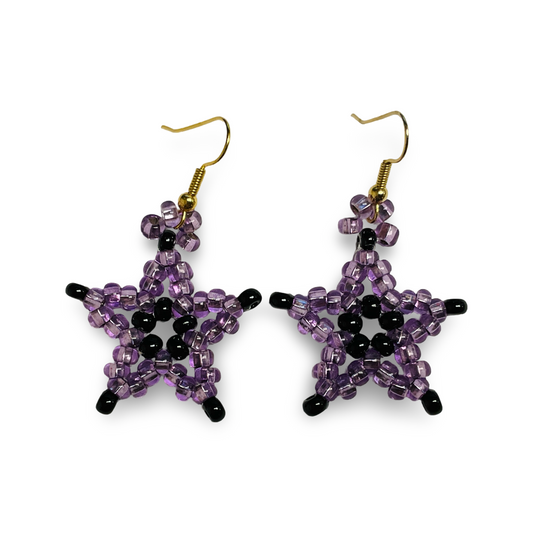 BJ Beaded Star Earrings