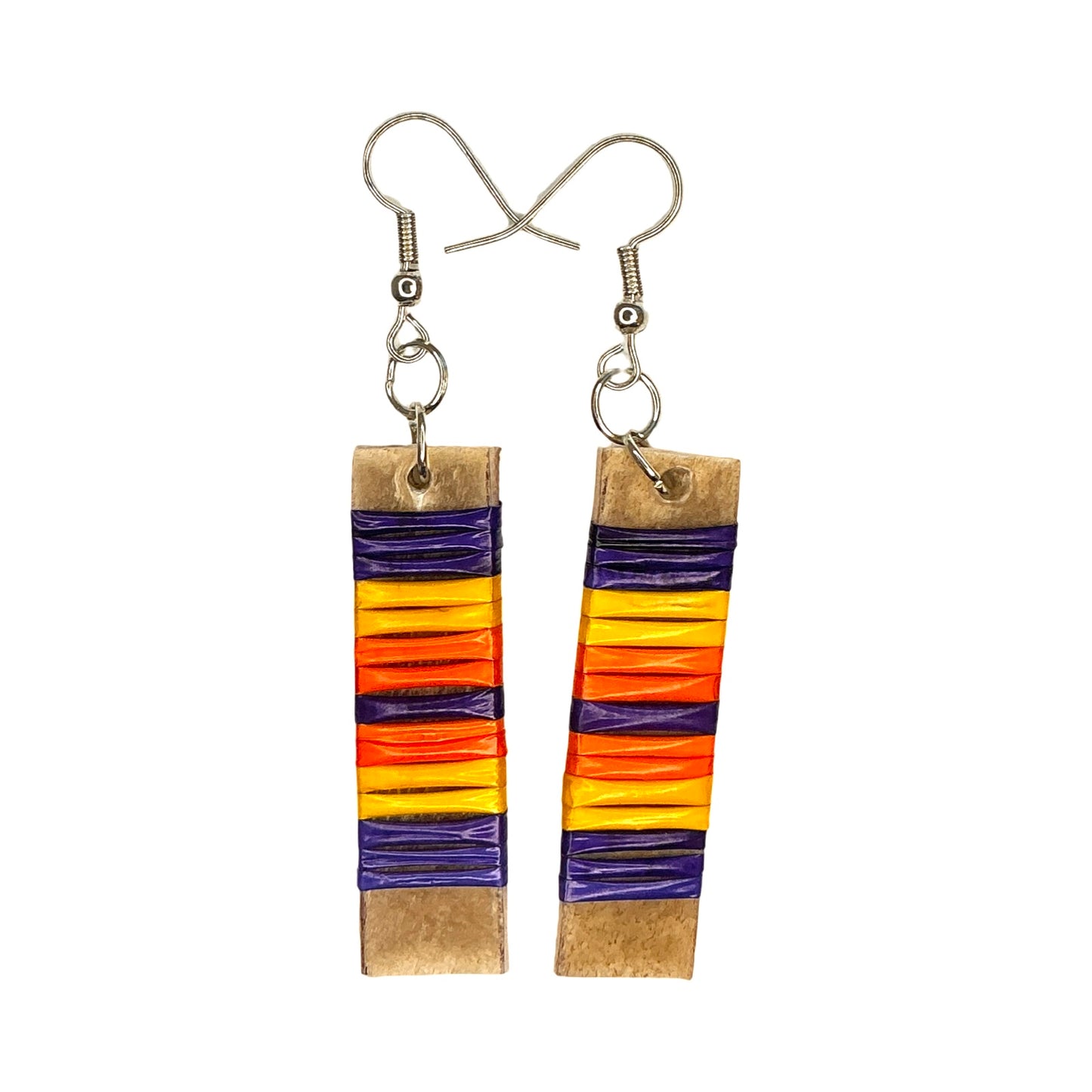 MikRC Wide Slat Quill Earrings