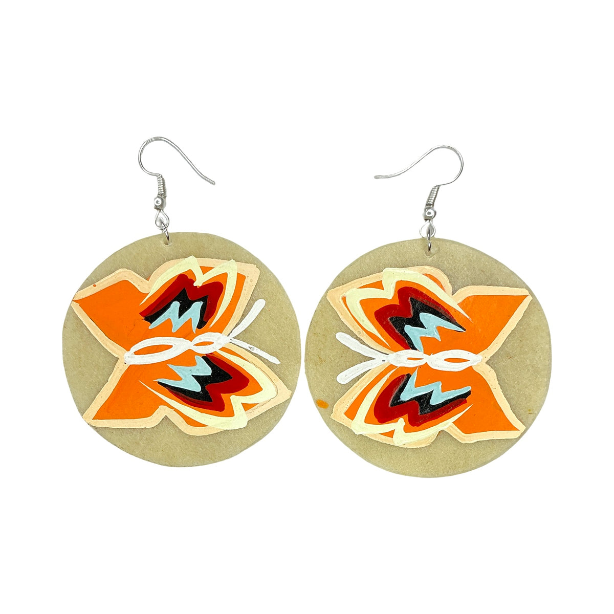 STB Butterfly Parfleche Earrings