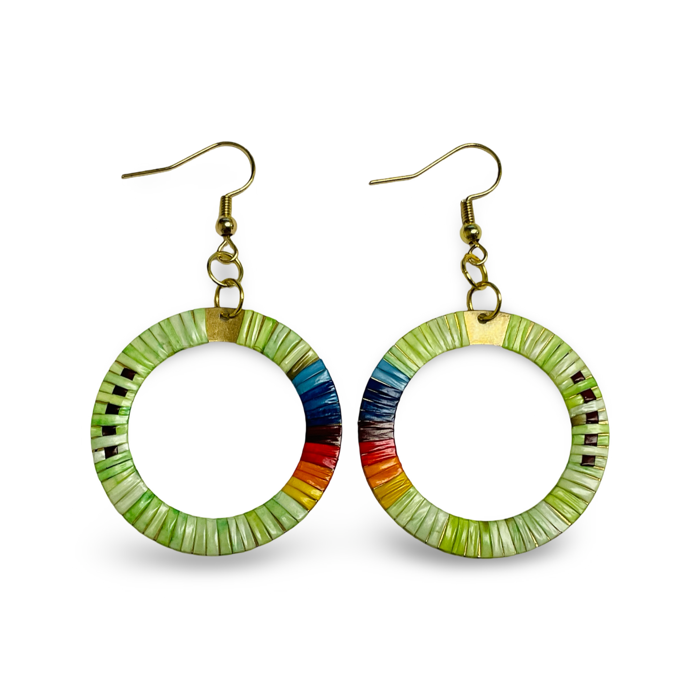 ARC Brass Circle Earrings