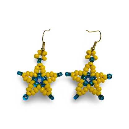 BJ Beaded Star Earrings