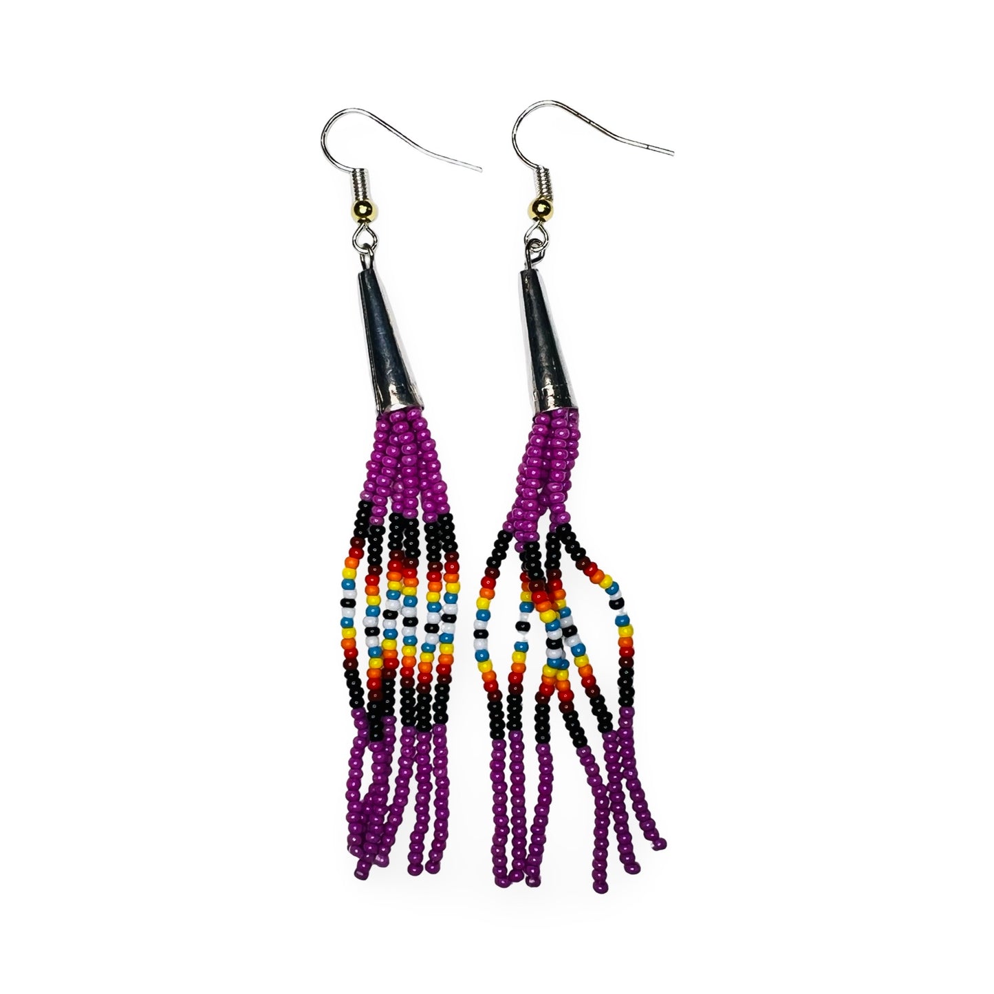 SHMH Beaded Fringe Earrings 2