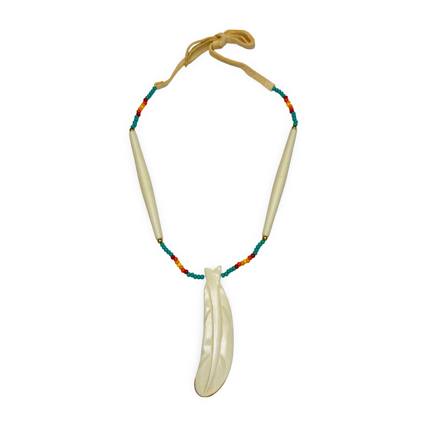 IREH Bone & Pendant Necklace