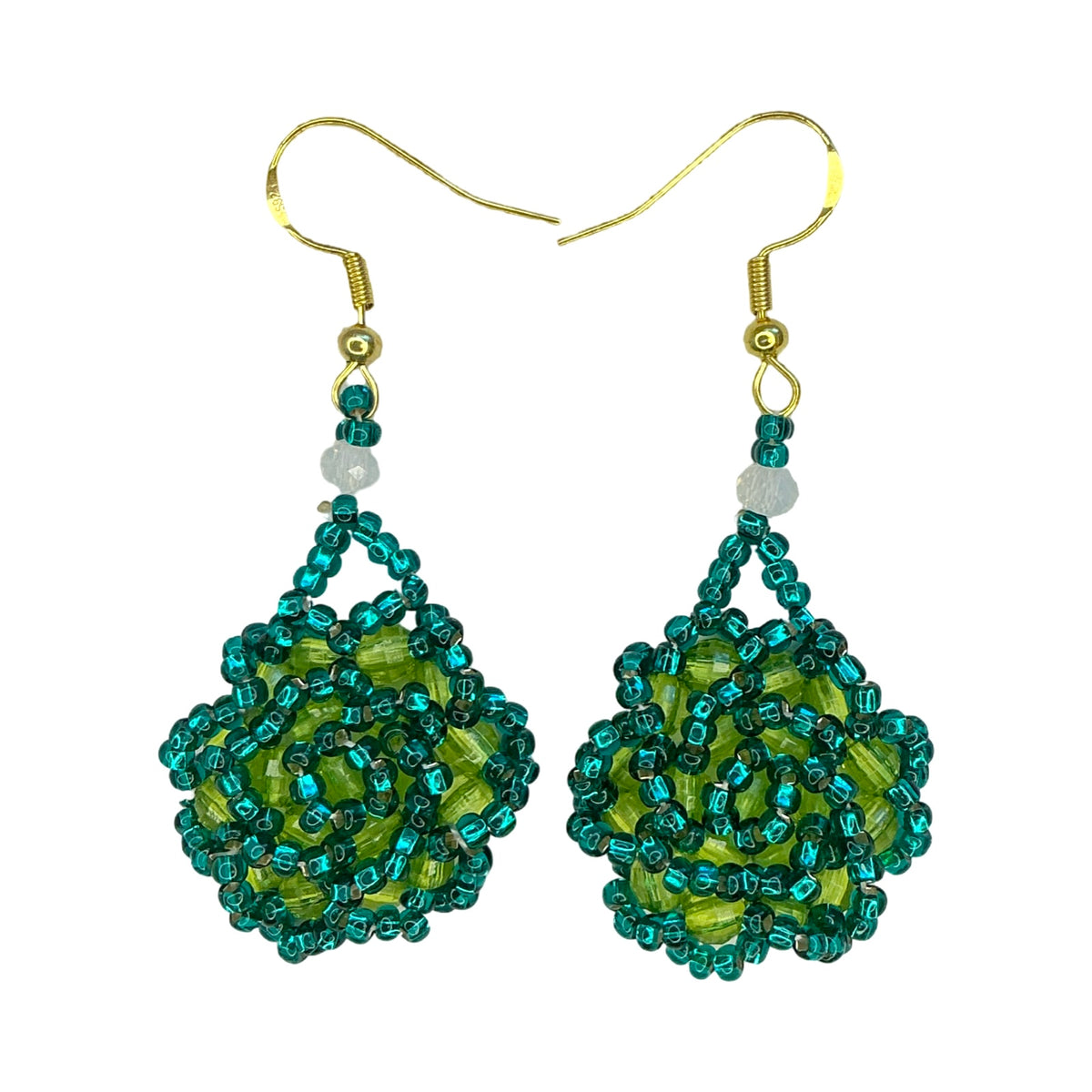LZ Rose Bead Earrings