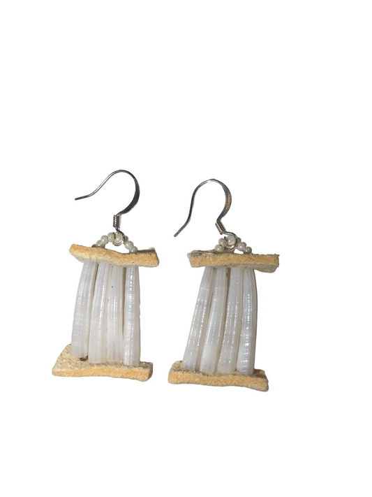 SHMH 1" Dentalium Earrings