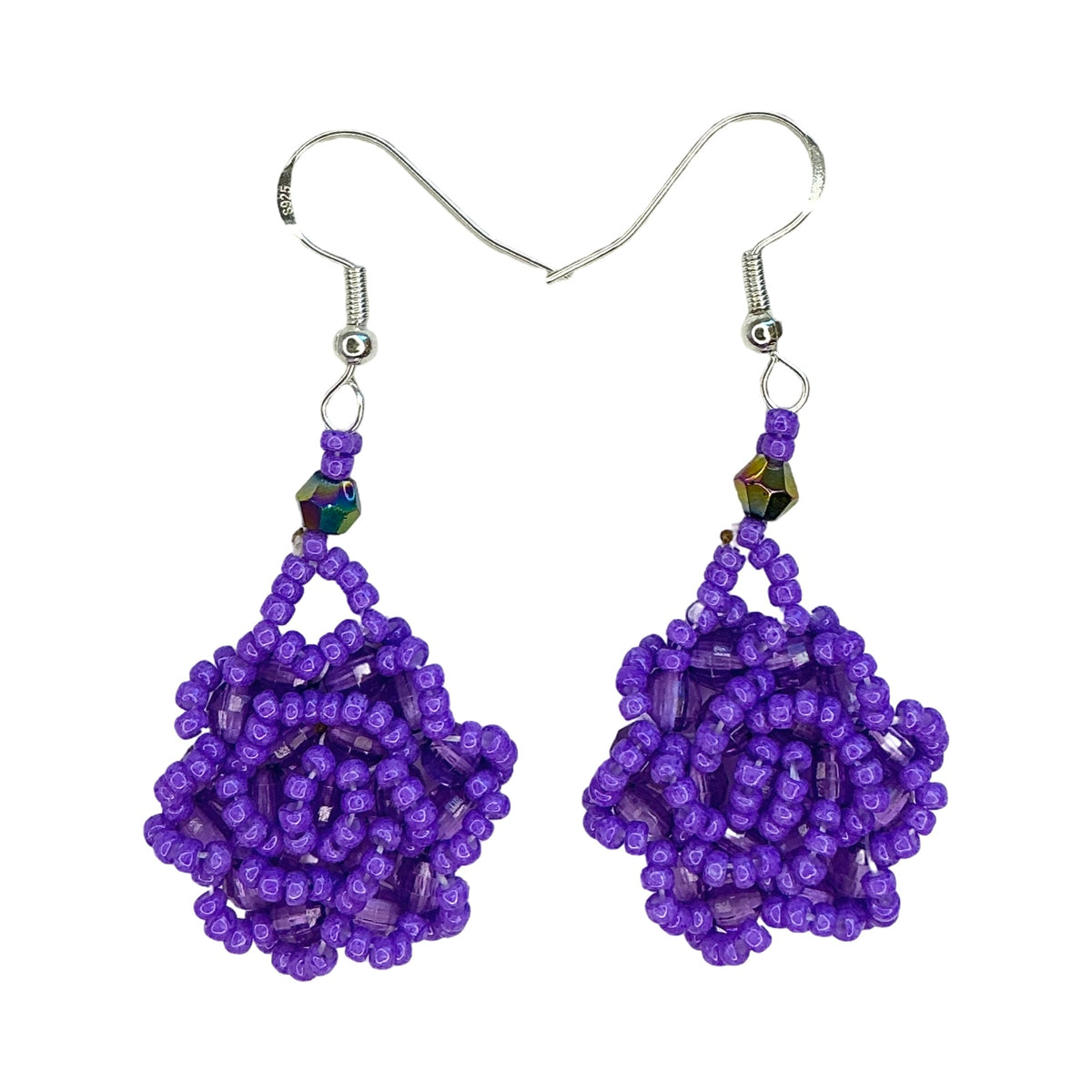 LZ Rose Bead Earrings