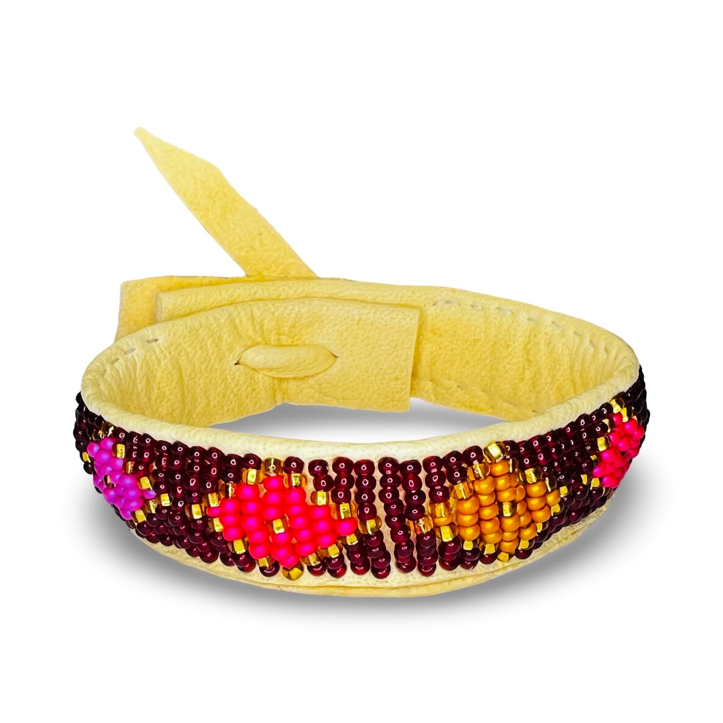DZ Beaded Leather Bracelets