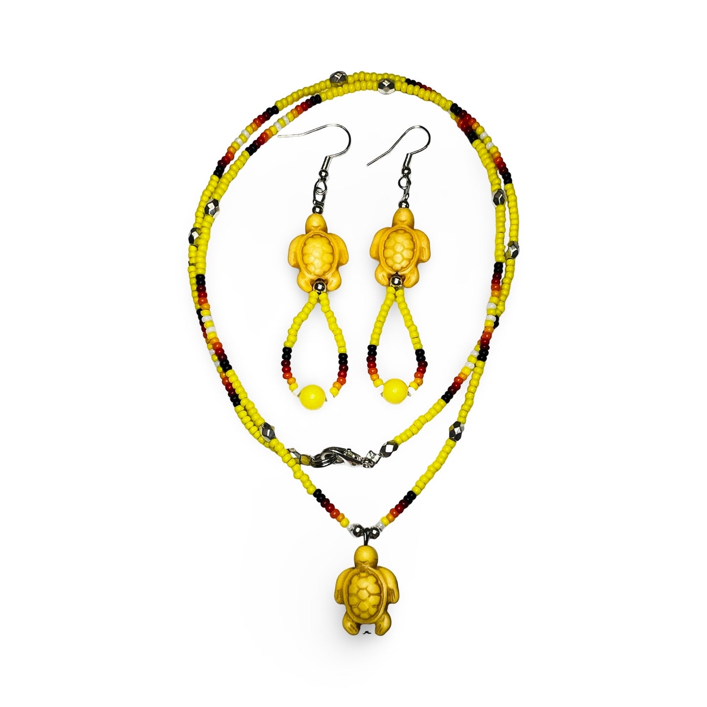 RBE Turtle Necklace/Earring Set
