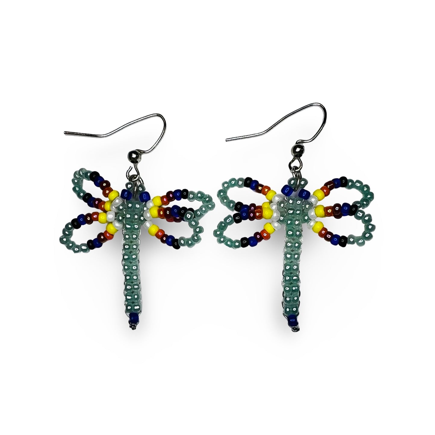CWT Beaded Dragonfly Earrings