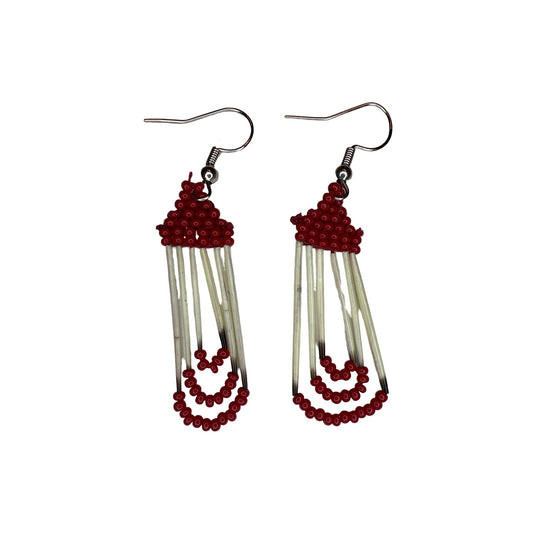 TB Bead & Quill Earrings