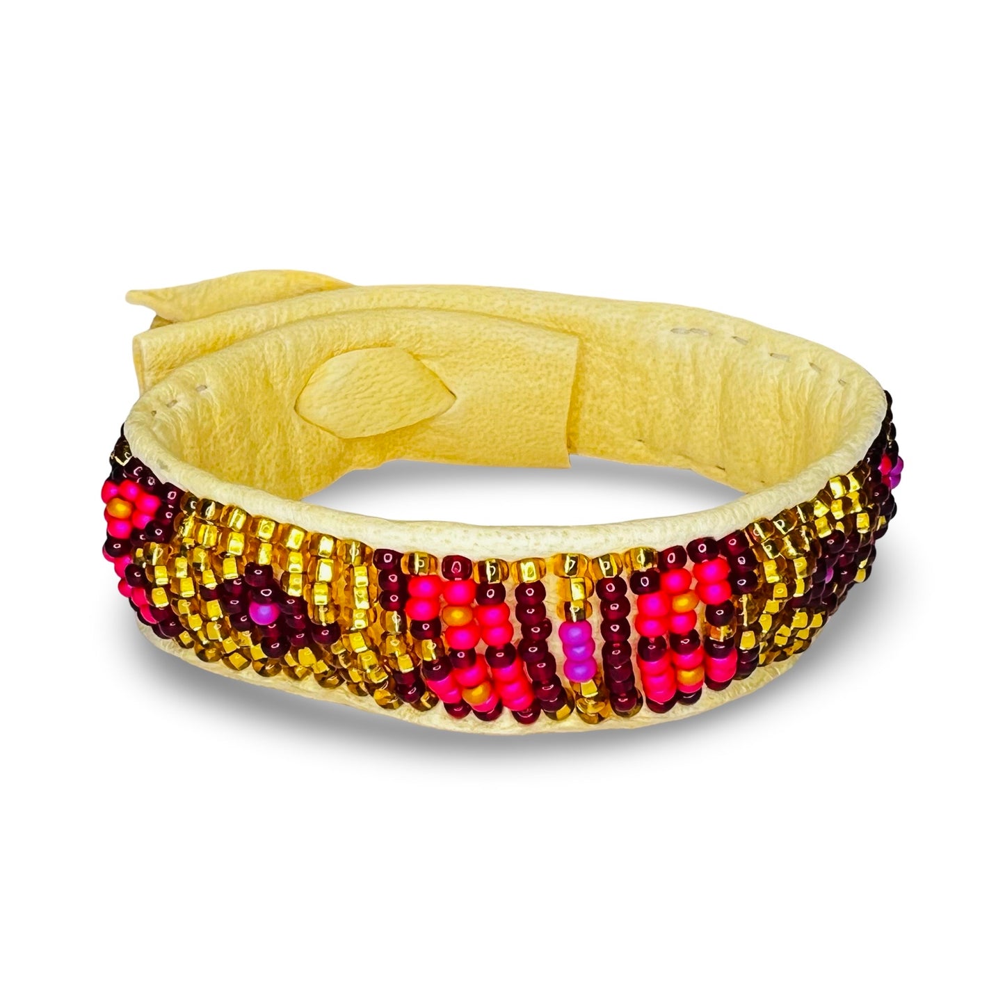 DZ Beaded Leather Bracelets