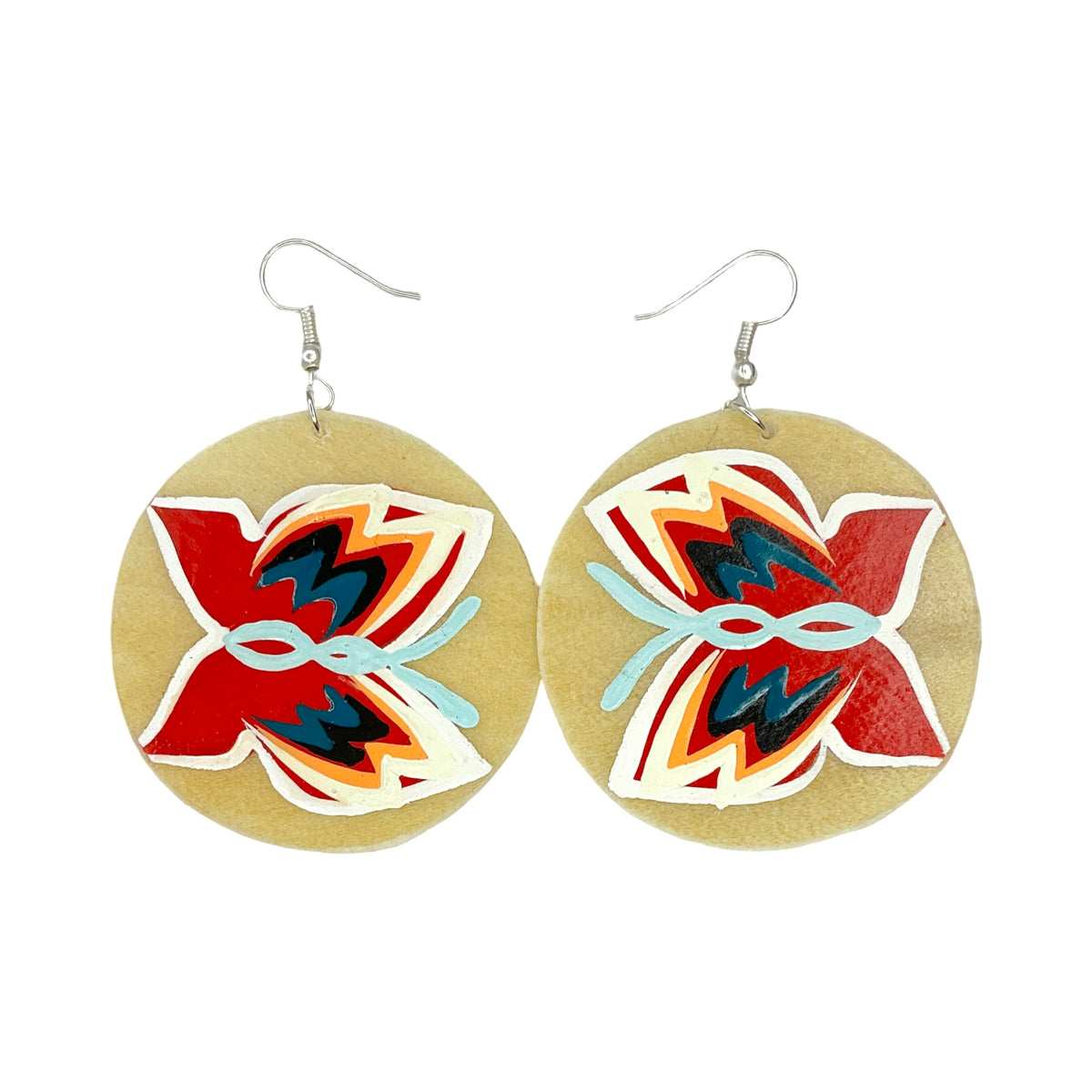 STB Butterfly Parfleche Earrings