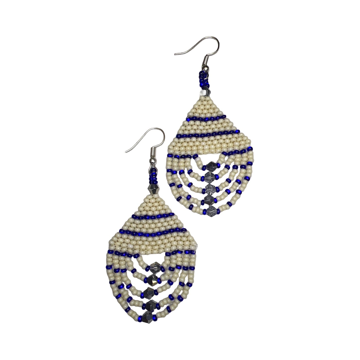 LZ Brickstitch Drop Earrings
