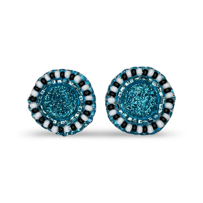 MH Beaded Stud Earrings