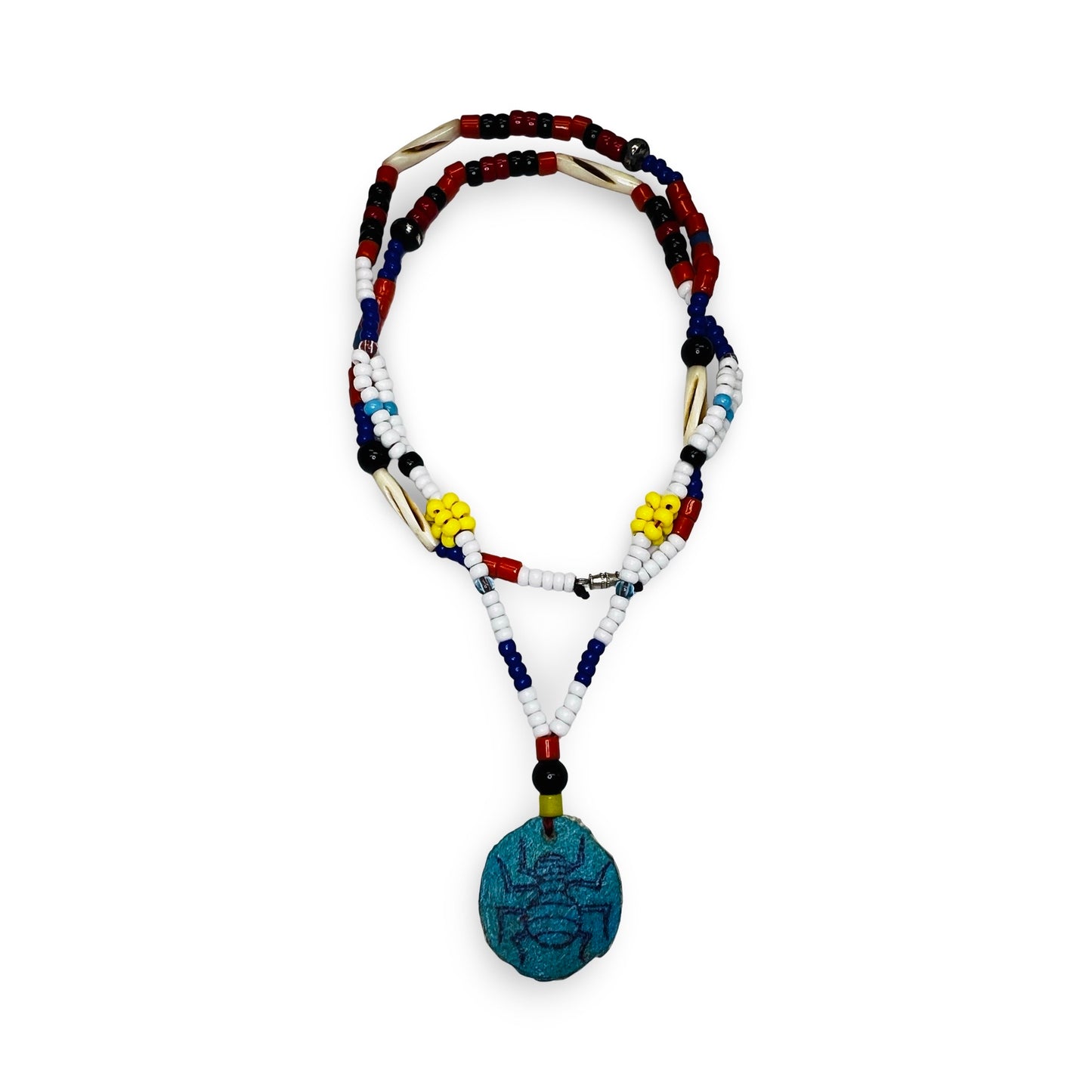 RY Large Bead Necklaces w/ Pendant