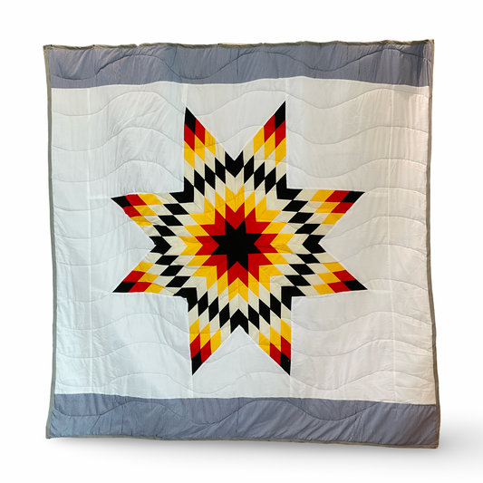 GF Four Direction Stripe Full Star Quilt