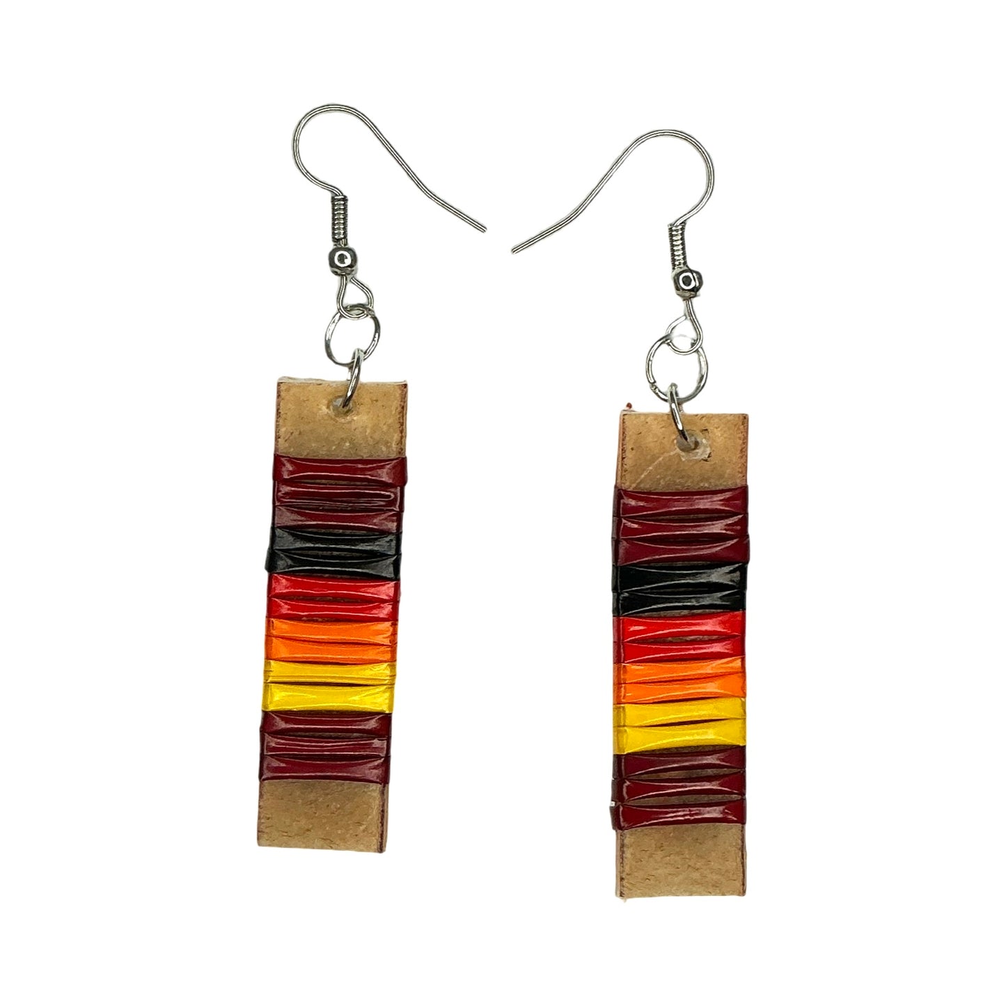 MikRC Wide Slat Quill Earrings