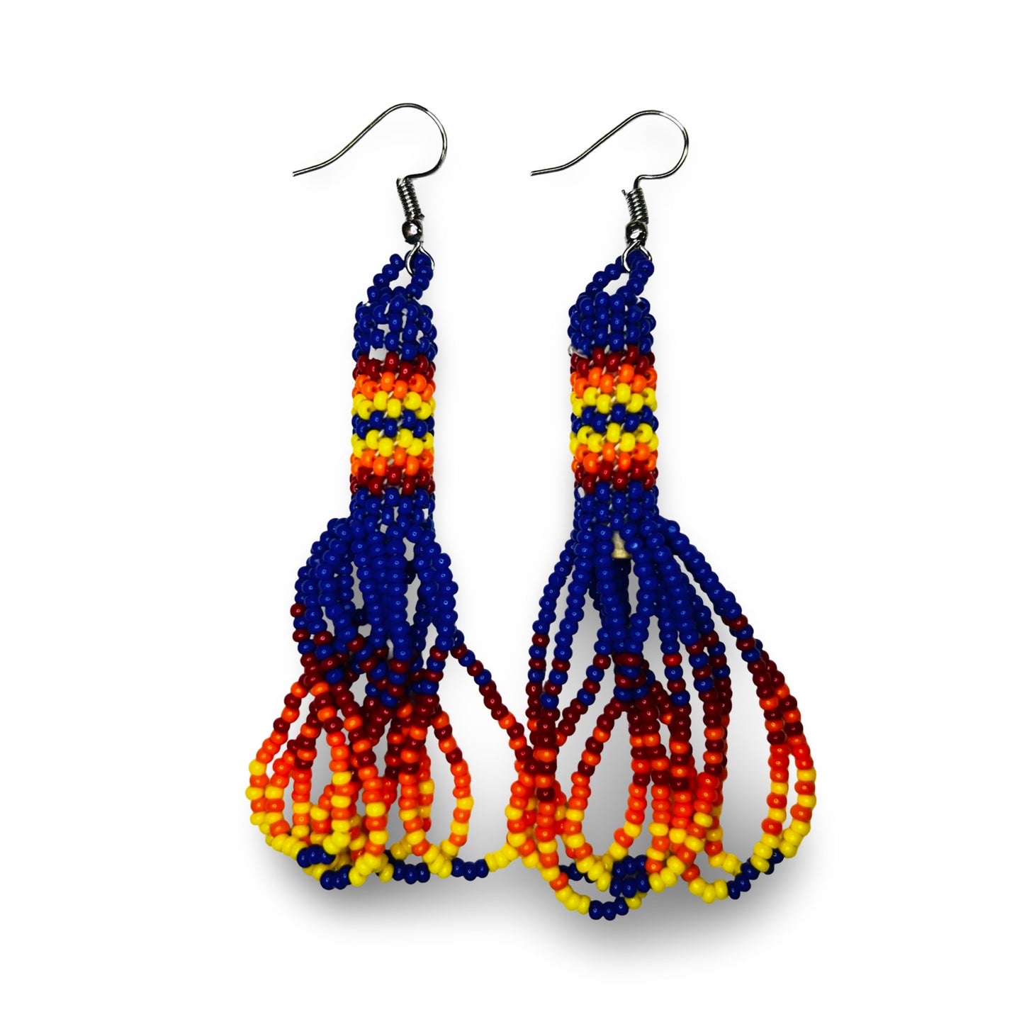 JO Beaded Fringe Earrings