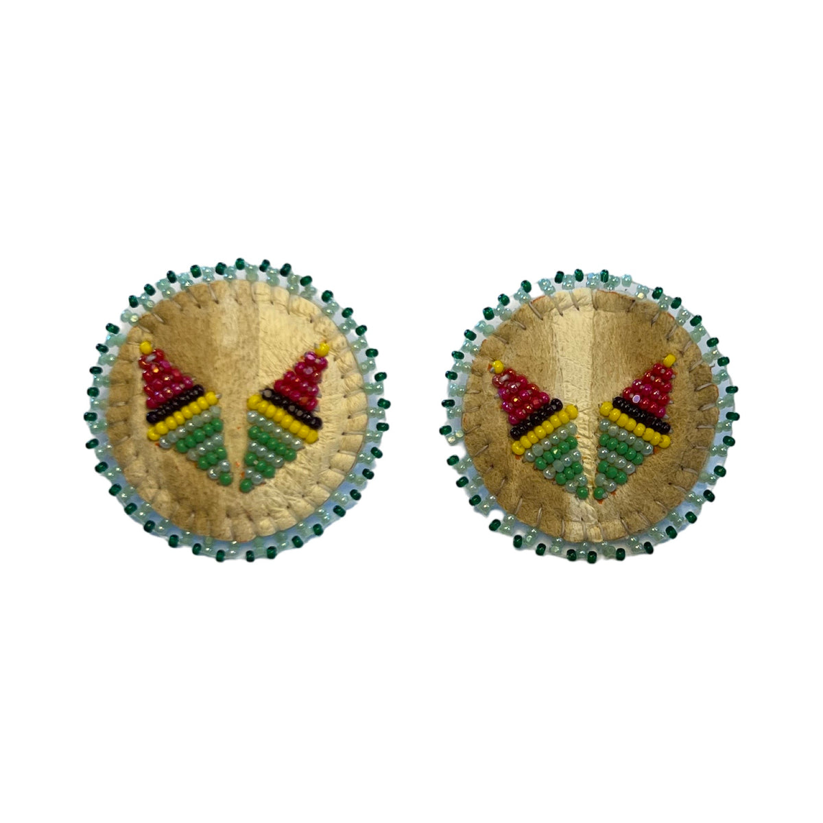 EYT 2 Diamond Beaded Earrings