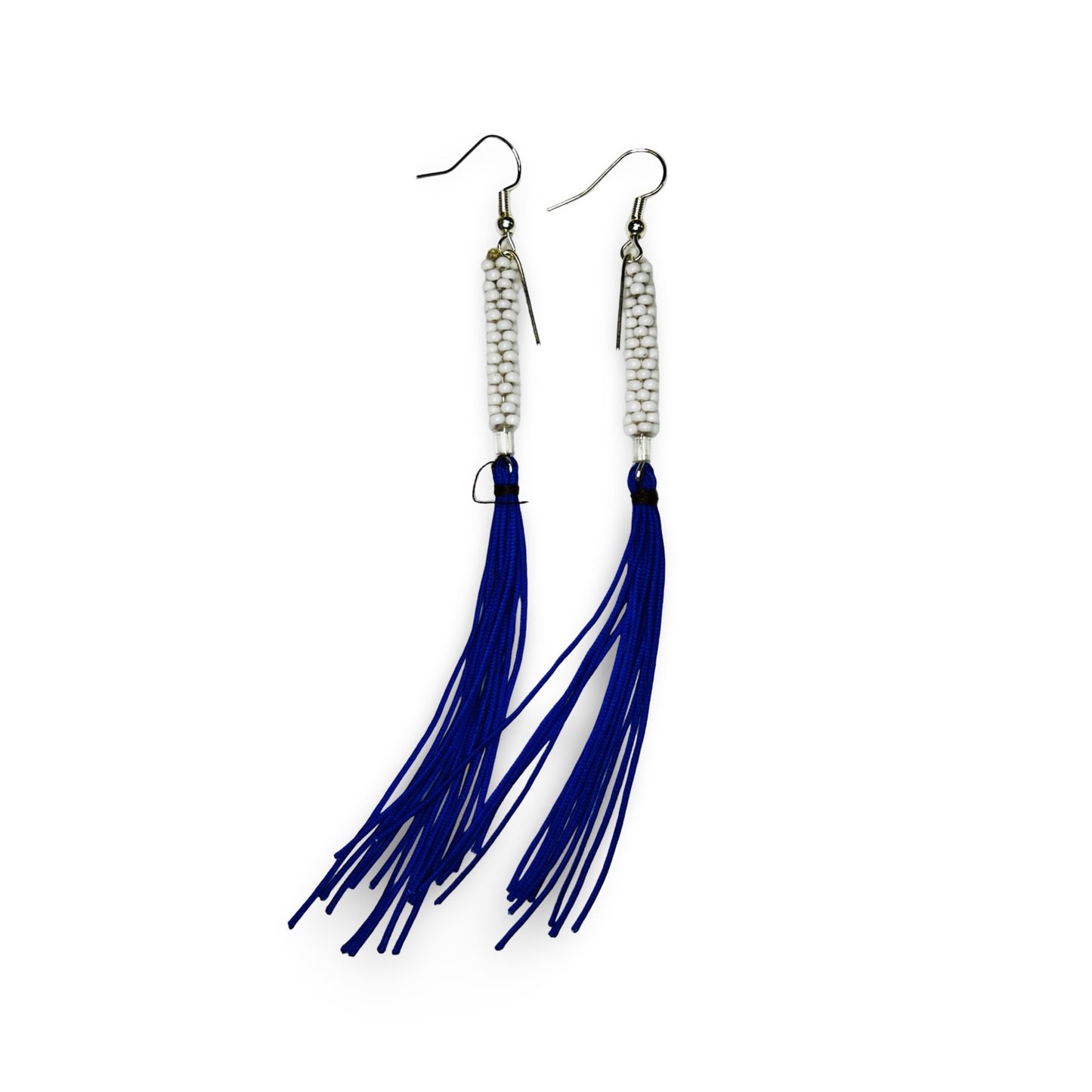 TB Beaded w/ Tassel Earrings