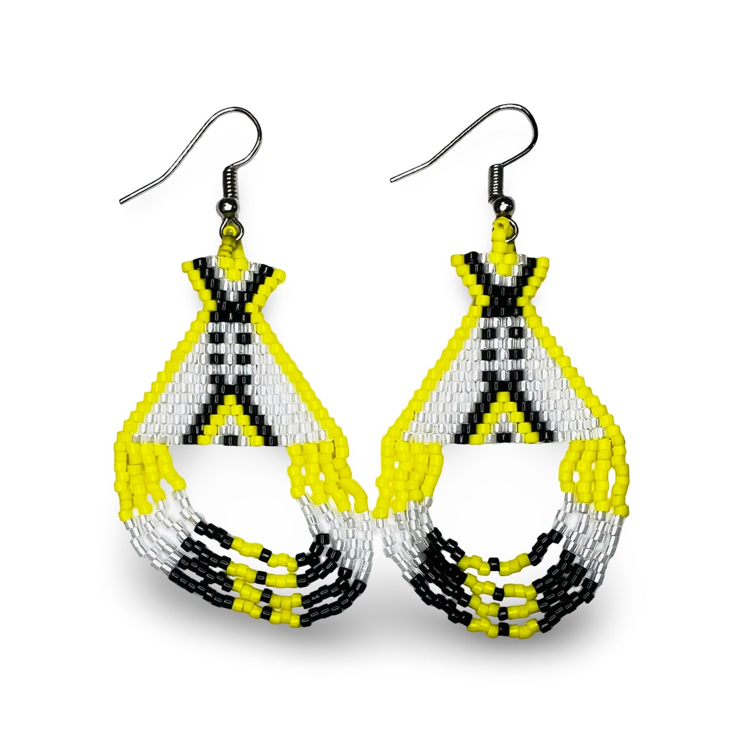 LG Beaded Tipi Earrings