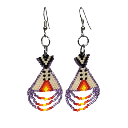 MirRC Beaded Tipi Earrings