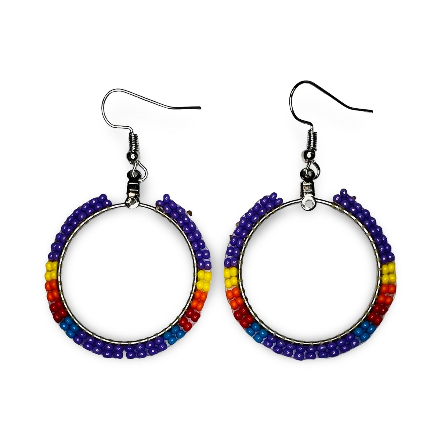 SHMH Beaded Circle Earrings