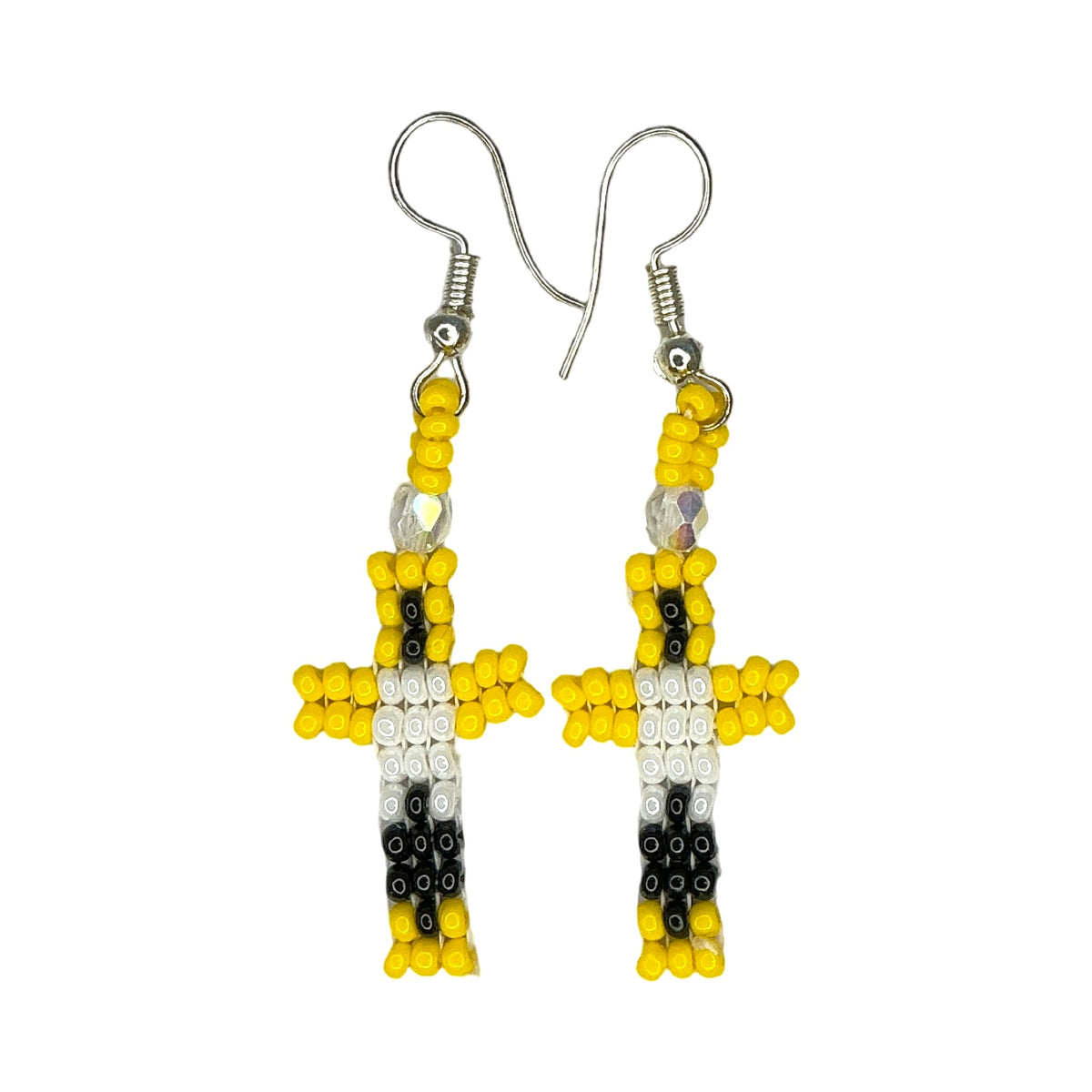 LZ Brickstitch Cross 2 Earrings