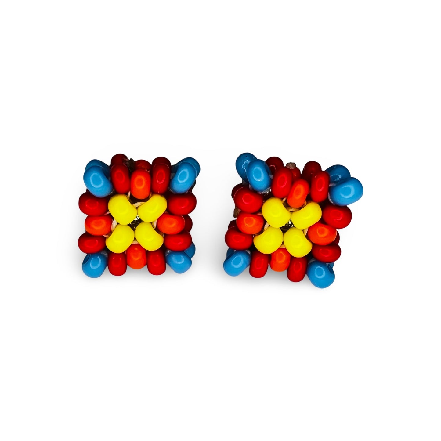 JR Bead Stud Earrings