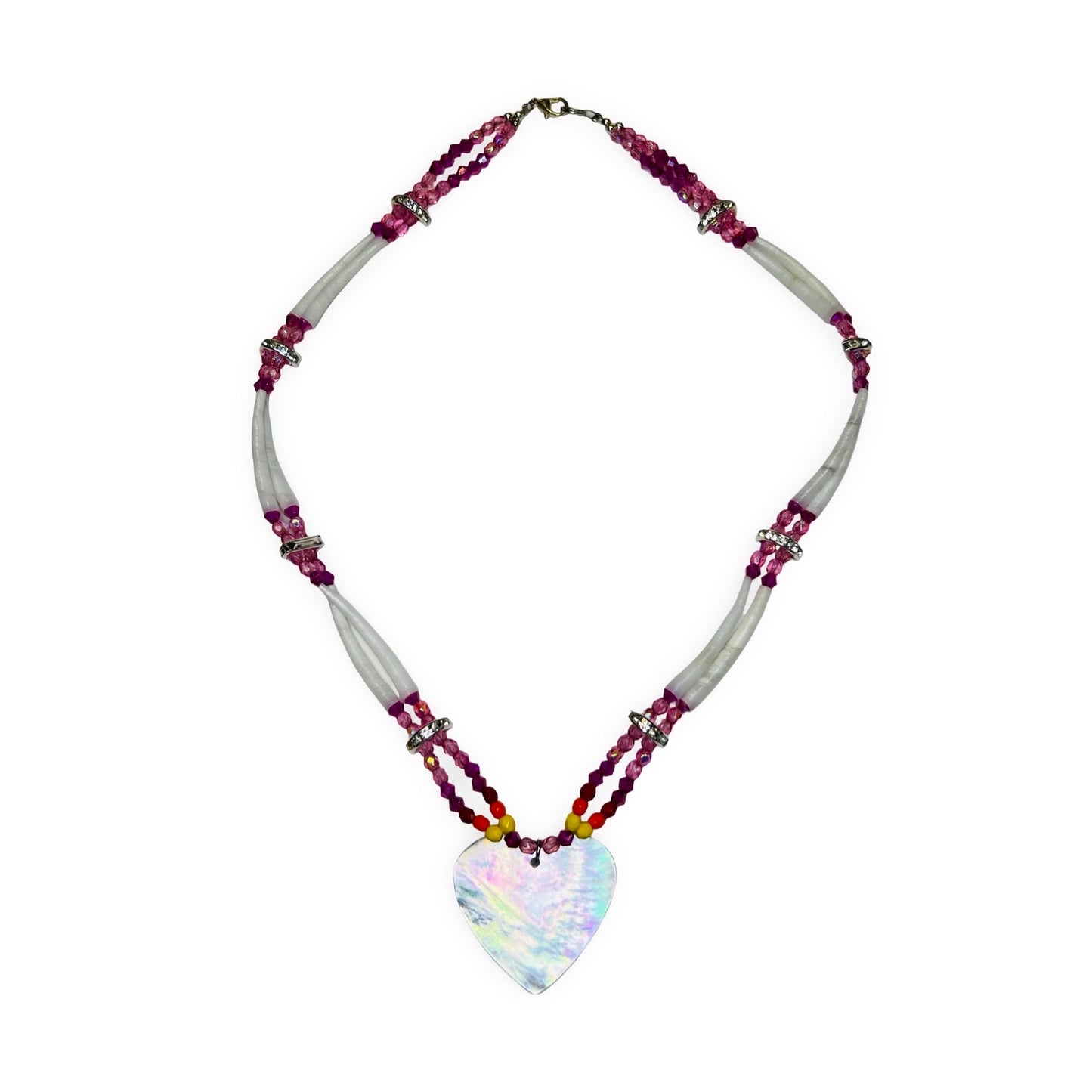 IREH Dentalium & Abalone Necklace