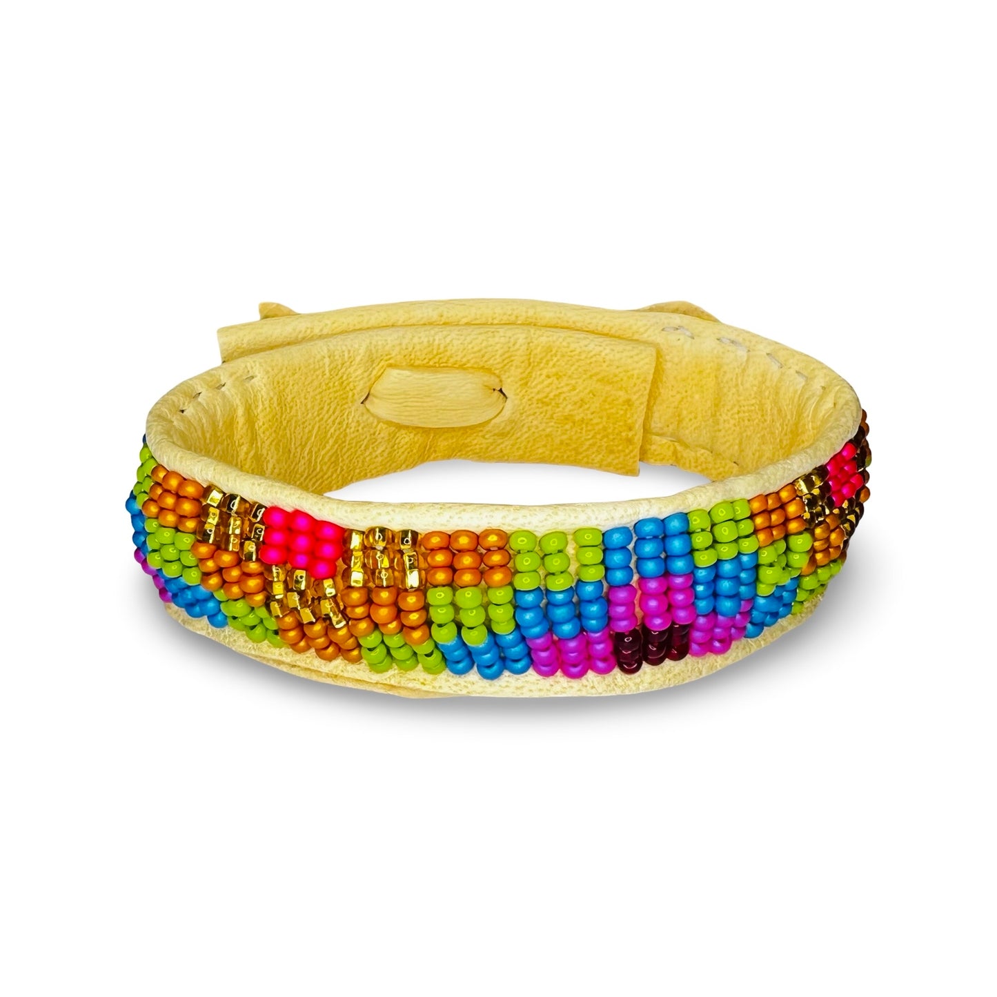 DZ Beaded Leather Bracelets