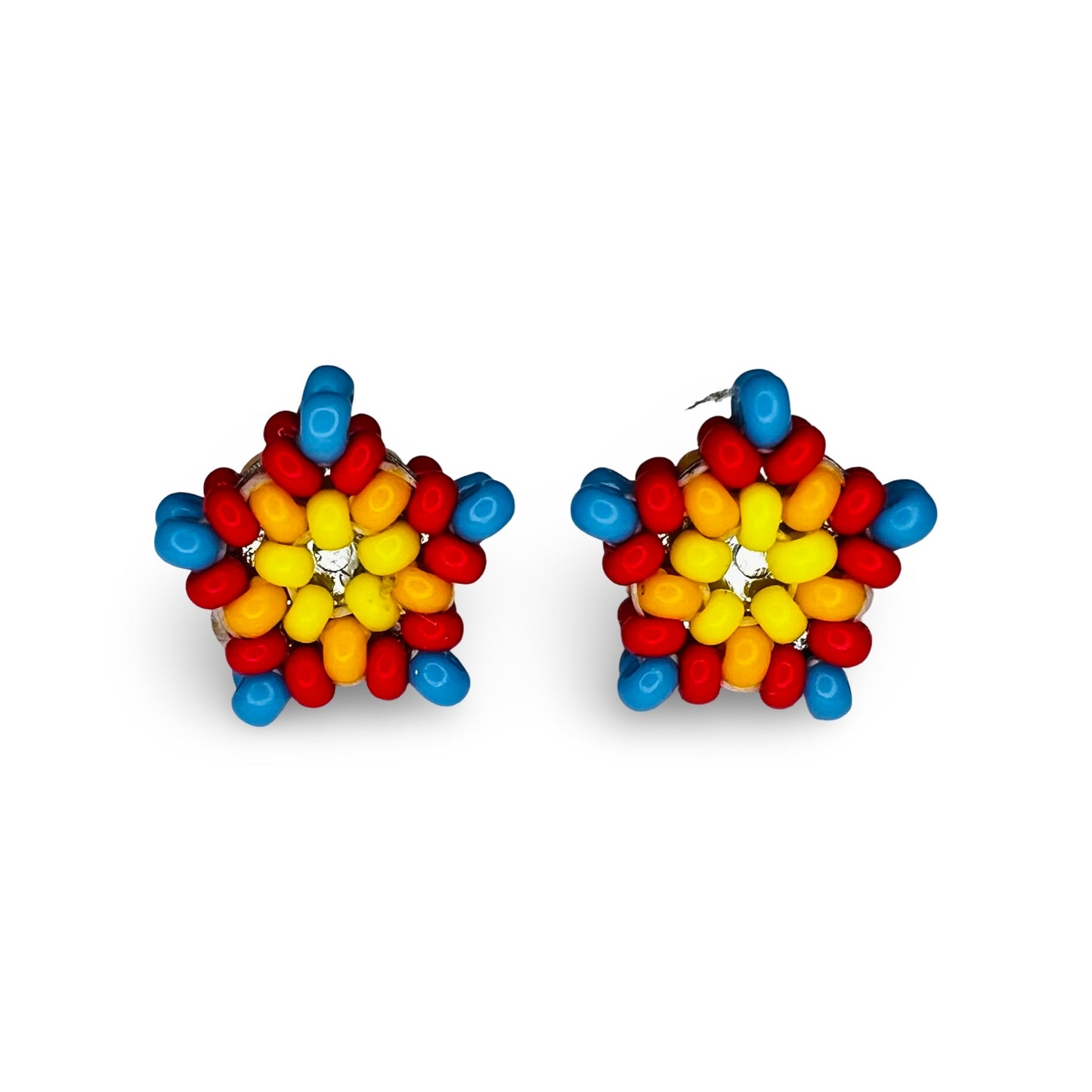JR Bead Star Earrings