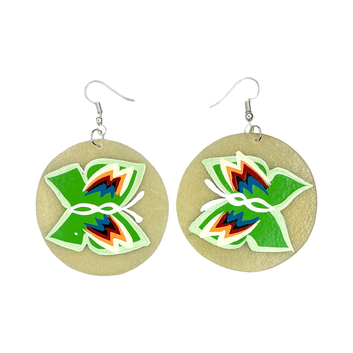 STB Butterfly Parfleche Earrings
