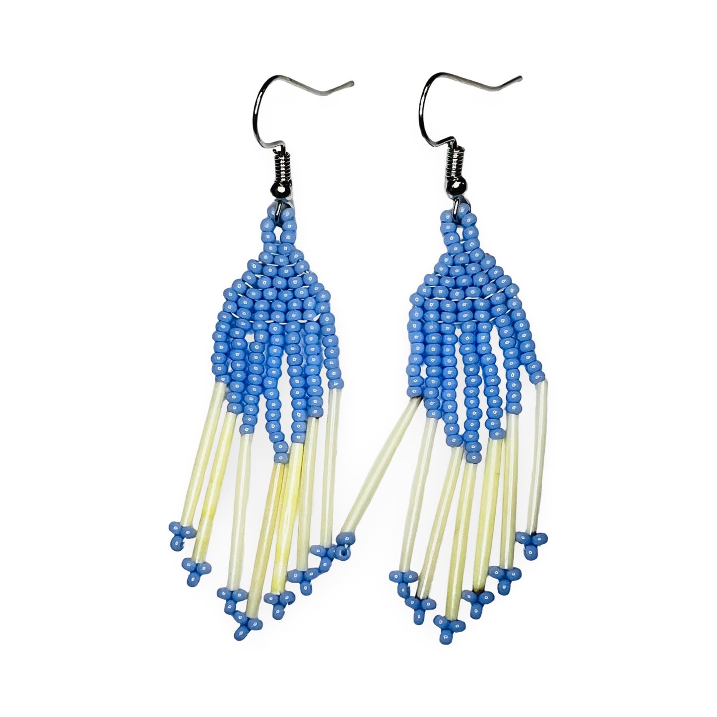 SHMH Small Beaded Fringe Earrings