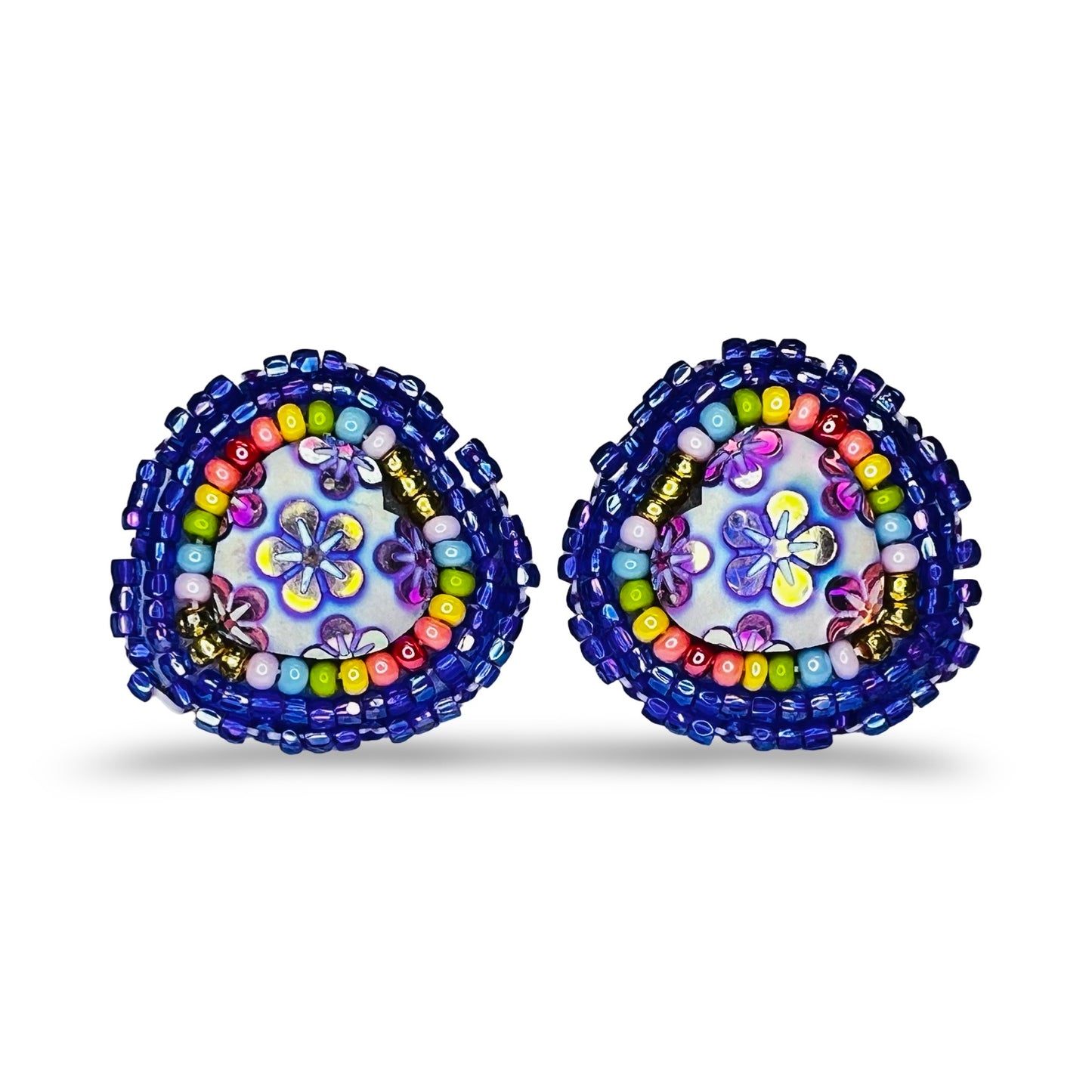 DT Small Beaded Earrings