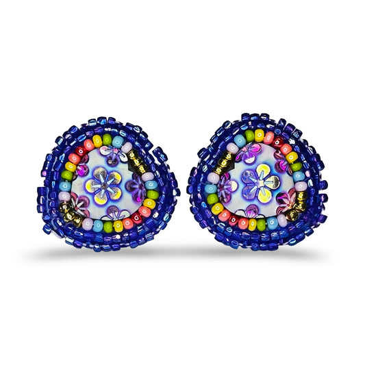DT Small Beaded Earrings
