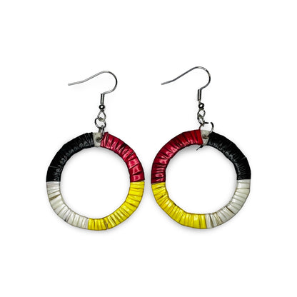 BC Quill Circle Earrings