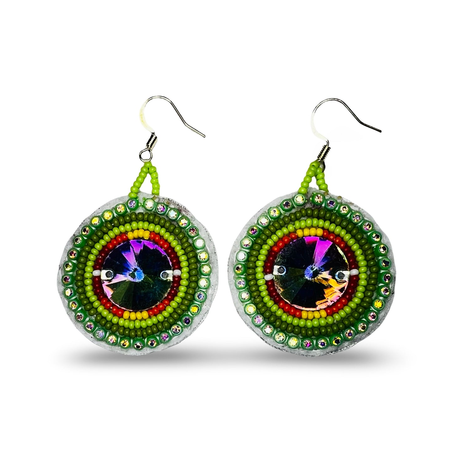 CNH Medium Beaded Earrings