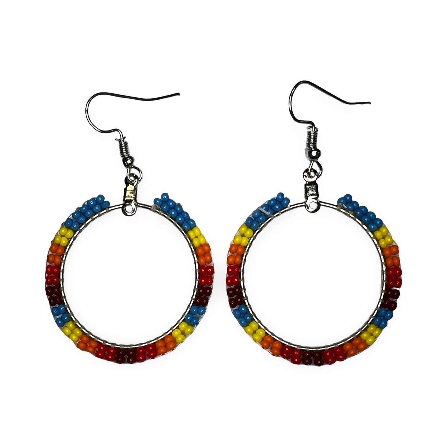 SHMH Beaded Circle Earrings