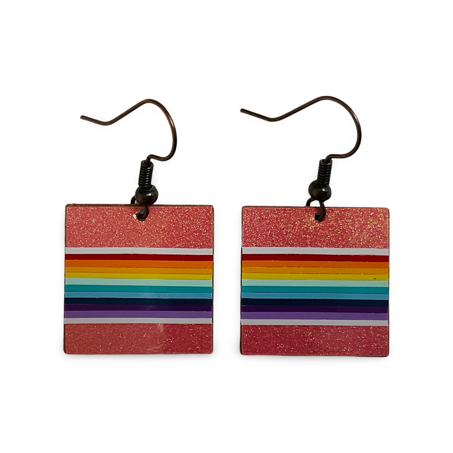 WW Square Vinyl Earrings