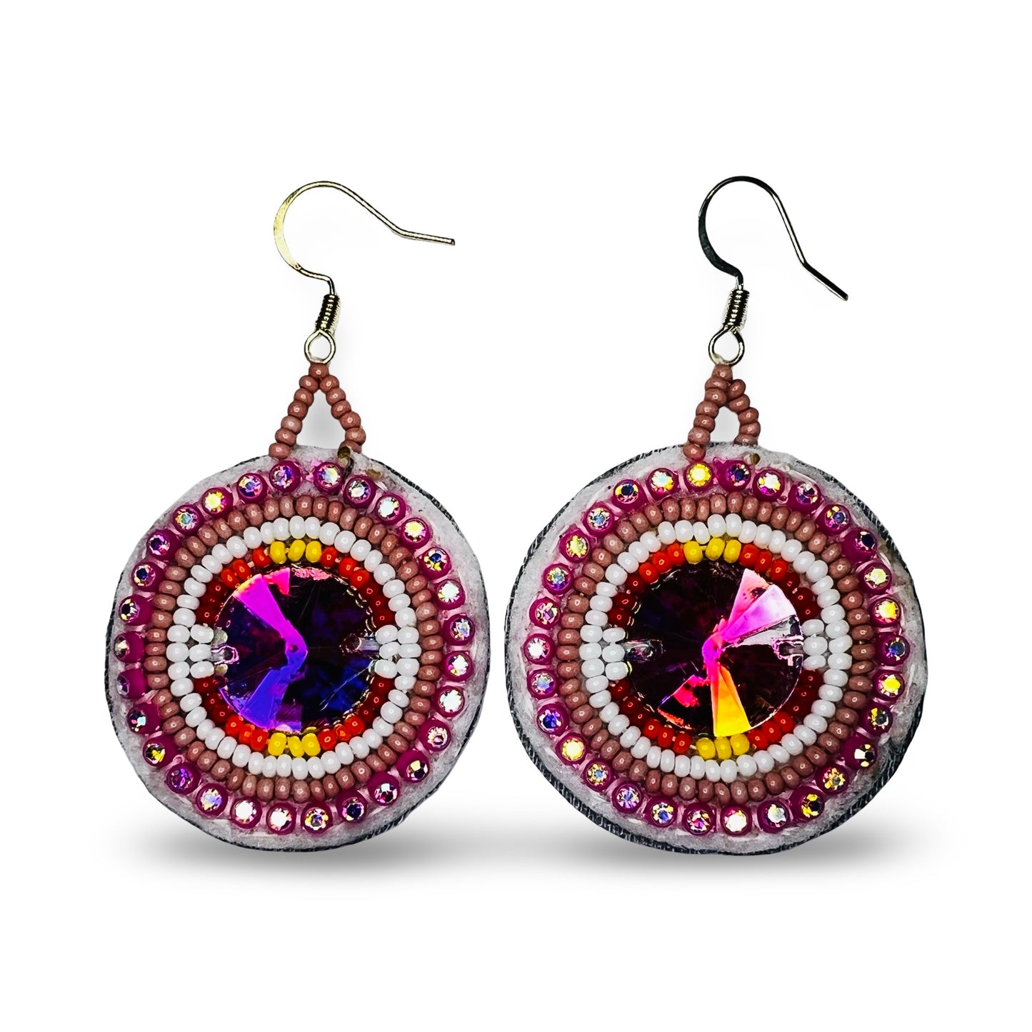 CNH Medium Beaded Earrings