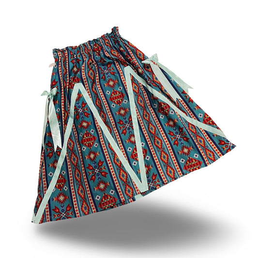 SG Teal Ribbon Skirt