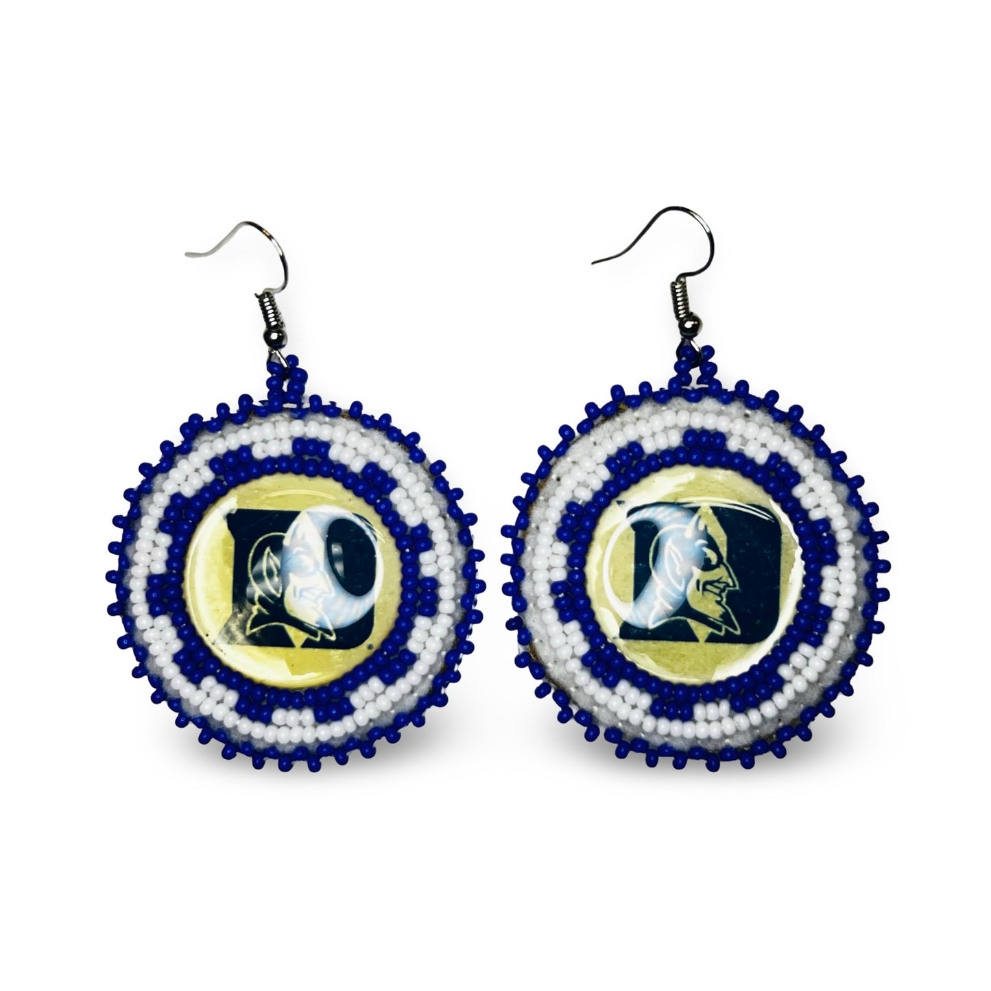 JO Beaded Cab Earrings