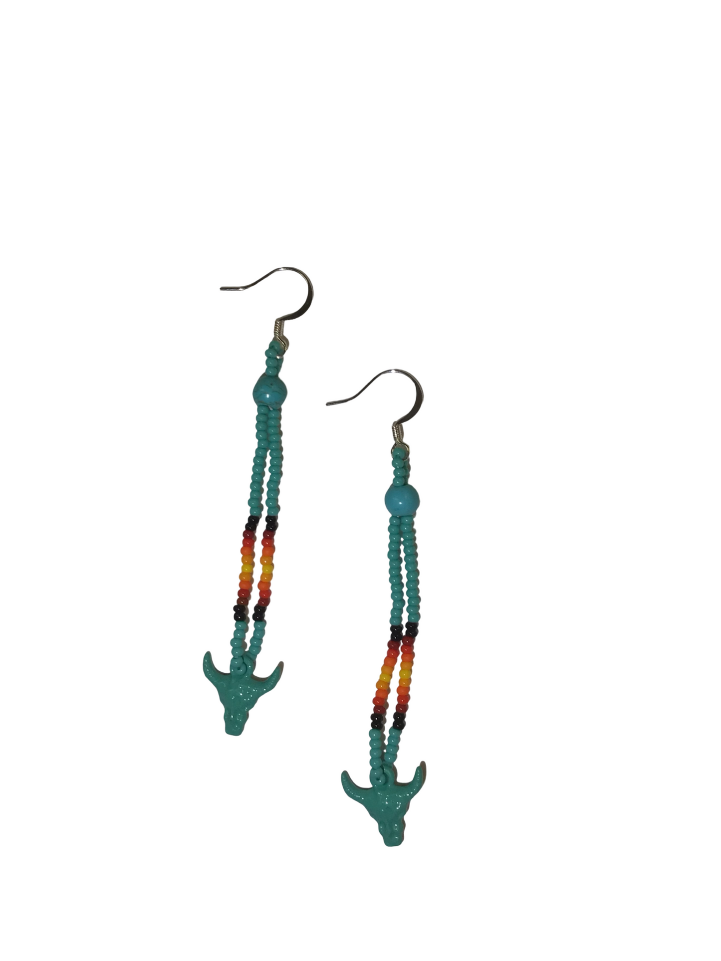 SHMH Beaded Fringe Earrings