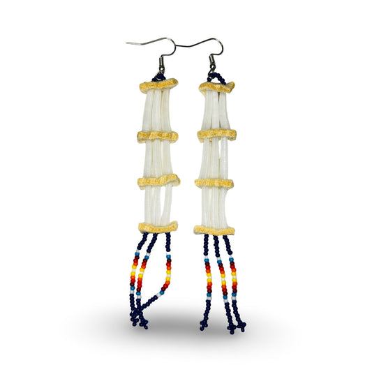 SHMH Dentalium & Bead Earrings