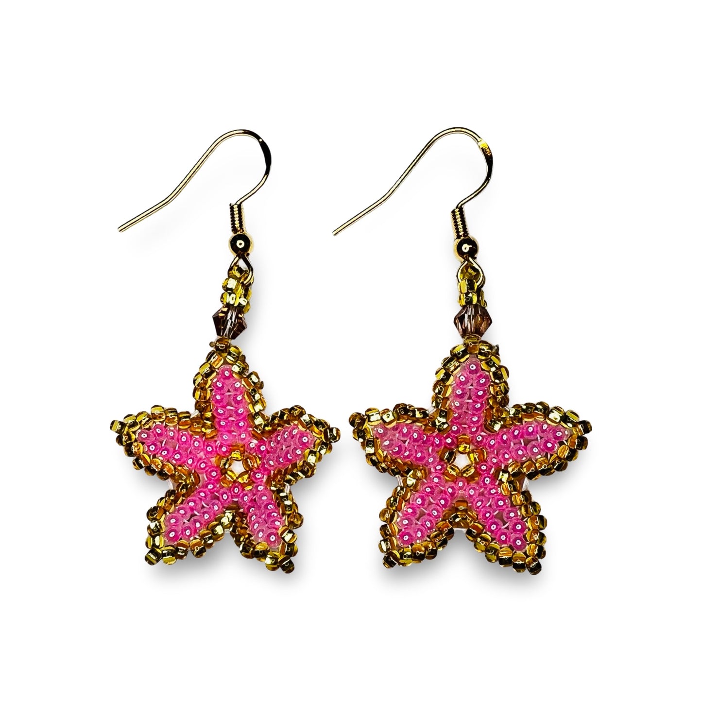 LZ Beaded Flower Earrings