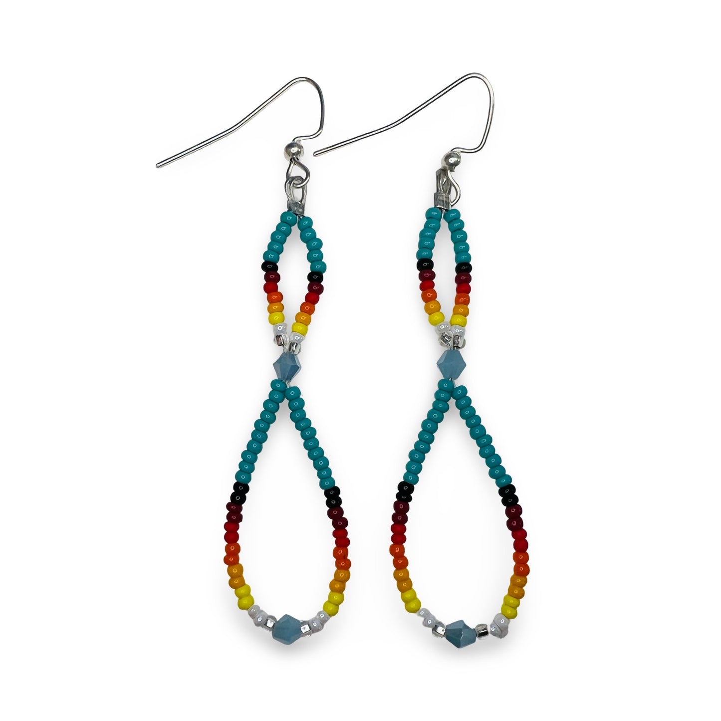 RBE Beaded Loop Earrings