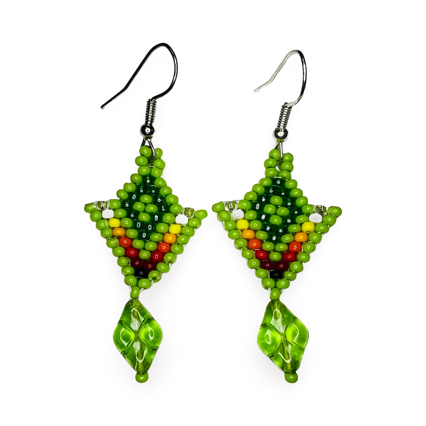 RBE Brickstitch Arrow Earrings