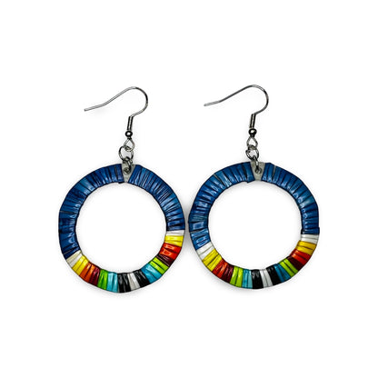 BC Quill Circle Earrings